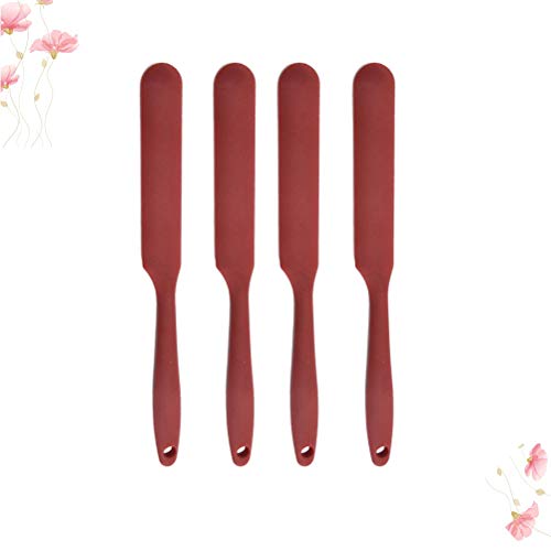 4 pcs Espátula de silicone multifuncional para assar bolo raspador cortador de cozinha Gadget ferram