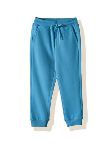 Image of Amazon Brand - Symbol Boys Cotton Rich Stretchable Knit Terry Track Pants Joggers | Age 2-14 Years
