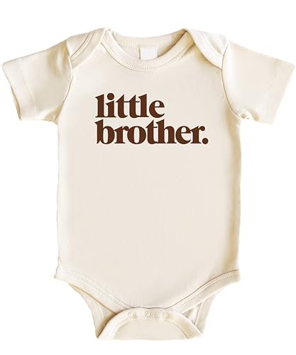 Olive Loves Apple Little Brother Bodysuit for Baby Boys Sibling Outfits4