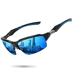 Matte Black Frame/Blue Mirror Lens