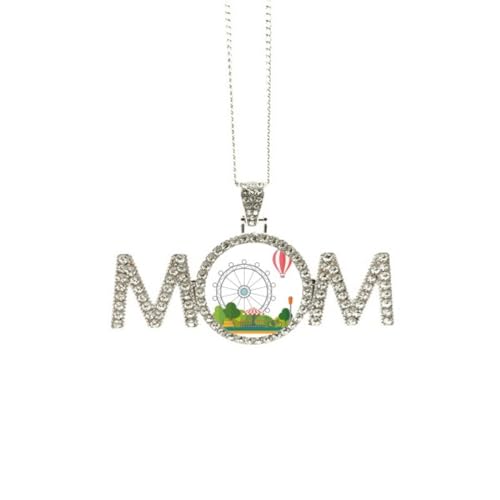 Collier avec ballon à grande roue pour célébrer l'amour de maman