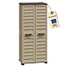 Produktbild GarPet Gartenschrank Wetterfest Outdoor Kunststoff Schrank Kunststoffschrank Mehrzweckschrank Balkonschrank Geräteschrank Hochschrank Outdoor Wetterfest