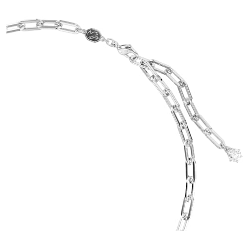Swarovski Constella Jewelry Collection, Coordinating Necklace and Bracelet, Crystal & Chain Design, Rhodium Finish3