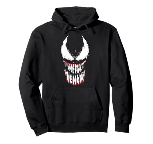 Image of Marvel Venom We Are Venom Face Grin Pullover Hoodie