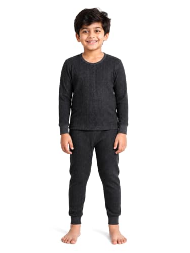 Image of mackly Kids Thermal Set for Boys, Cotton Full Sleeve Winter Wear | 1 Pack