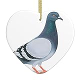 Matériau de la boule de Noël : la suspension personnalisée en forme de cœur est fabriquée à partir de pièces délicates en céramique avec une bonne texture. Chaque petit pendentif utilise la technique d'impression double face pour plus de durabilité. Il est facile à nettoyer, a un bon toucher, une surface lisse et élégante. Il est facile de conserver sa forme et sa couleur pour la prochaine utilisation.