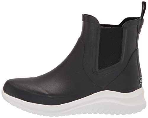 Chooka Womens Bellevue Chelsea Rain Boot, Black, 8 Us #TOP7