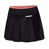 B2KEY® Sport Freizeitkleidung Damen Skort Damen Kurzer Rock Golfrock Tennisrock Sommer Faltenrock Laufen Fitnessrock Badminton Yoga Schnelltrocknender Stoff (1,M)