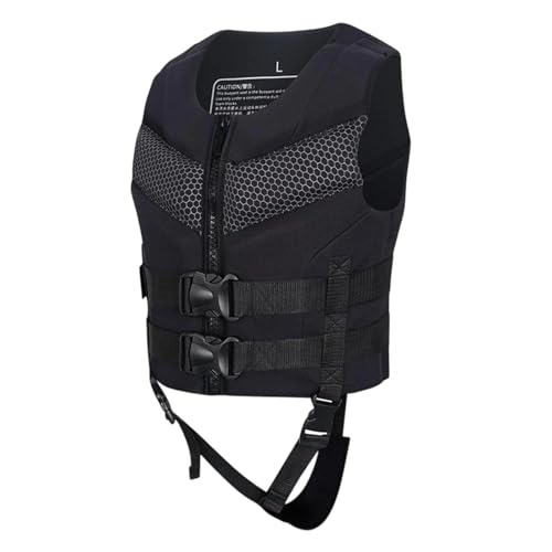 POIUIYQA Chaleco Salvavidas para Adultos para Hombres/Mujeres 48-110 kg, Chaleco de flotabilidad Kayak Sup, Ayuda de flotabilidad de Neopreno Ajustable para natación, Kayak, Surf
