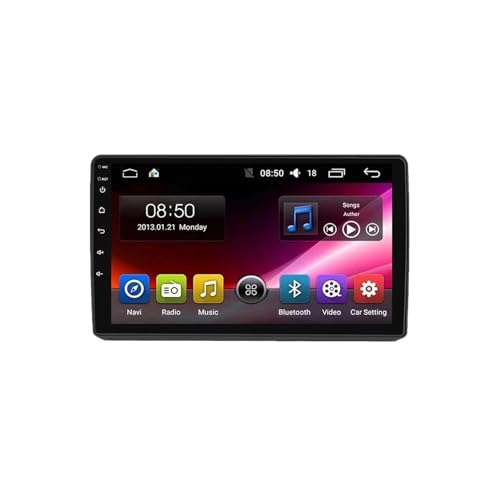 Pantalla de coche con Android Auto para Toyota Corolla, navegación GPS y Bluetooth integrado