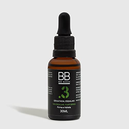 Serum Esqualano, Bee Basics Cosmeticos Naturais, Transparente, 30 Ml