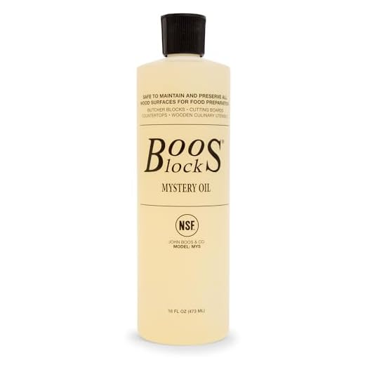 Boos Blocks® Mystery Oil vårdande olja, 473 ml; livsmedelssäker träolja för skärbräda, hackblock, köksbänkskiva, köksredskap och mycket mer ..
