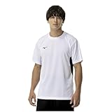 [ミズノ] 新モデル 半袖 切替Tシャツ ナビドライ Uネック 吸汗速乾 インナー 肌着 32MAC196 ホワイト/ブラック 2XL