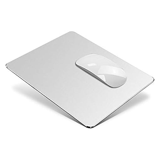 VAYDEER Alfombrilla Raton de Metal Alfombrilla de Aluminio Diseño de Doble Cara, Mouse Pad Dura Alfombrilla Impermeable para Juegos y Oficina (Pequeño, Plateado, 23x18 cm) | Ya disponible en tu tienda friki favorita! En mundofriki.es!
