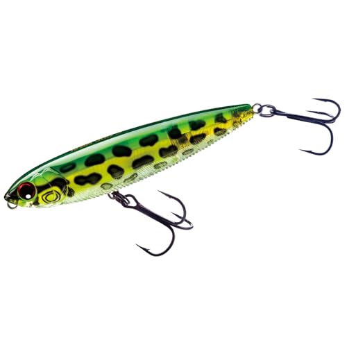 Yo-Zuri 3DB Pencil Floating Lure, Prism Frog, 4-Inch