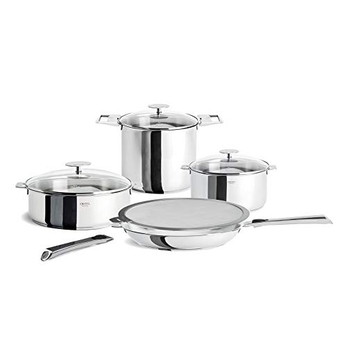 CRISTEL Casteline 12-Piece Stainless Steel Cookware Set