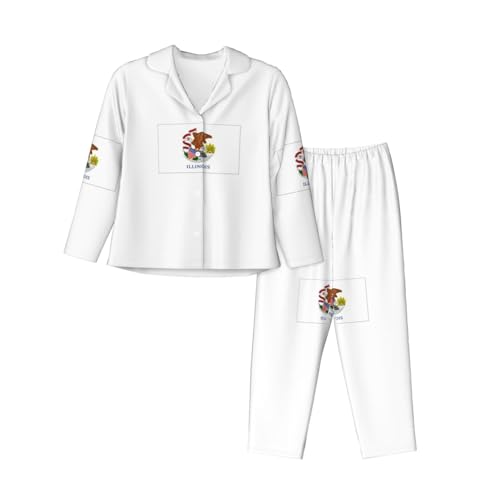 Pyjama Illinois pour femme idéal pour les soirées cocooning et nuits douces décontractées