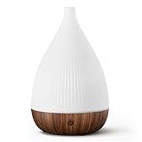 SOULORIGIN Ultrasonic Essential Oil Diffuser, Home Fragrance Aroma Diffuser with Auto Shut-Off, 8-Color Night Light & Ultra-Quiet Operation, BPA-Free Portable Aromatherapy Humidifier for Home (Dark)