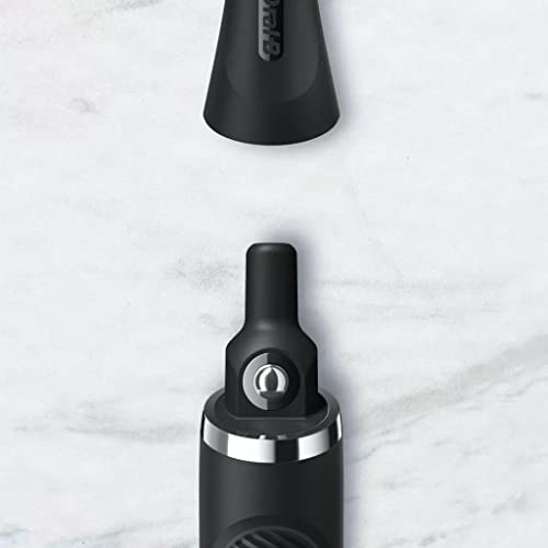 Image of Oral-B Clic Manual Toothbrush, Onyx Black, with Magnetic Toothbrush Holder - 1 Count 049-09-6257 1.0 Count