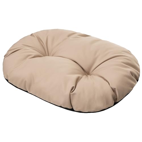 Bjird Oval Hundebett Grosse Hunde Wasserdicht - Hundedecke Sofa, Hundebett Mittelgroße Hunde - Waschbares Hundesofa - Oeko-Tex Hundekissen Dog Bed 94x75 cm Beige XL