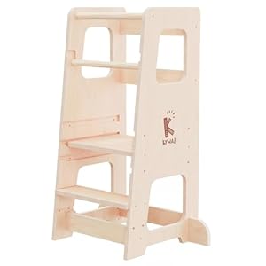 Kywai Montessori 2-in-1 Lernturm & Tisch