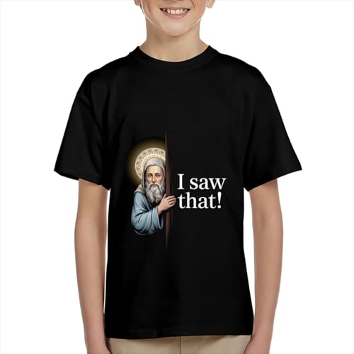 Jesus Funny I Saw That Boys Girls Teens T-Shirt Anime Gift3