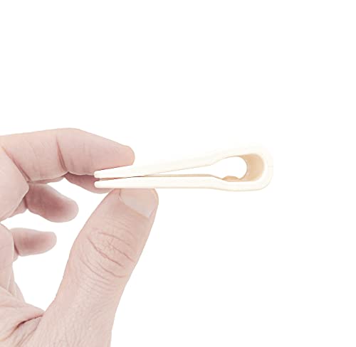 MAGMA 10 Befestigungsringe für Ankerschrauben Poolplane – Verankerungen für elastische und Spanner – Befestigung von elastischen Seilen – Markisen, Hüllen, Camping, Geschäfte, Zelte (weiß)