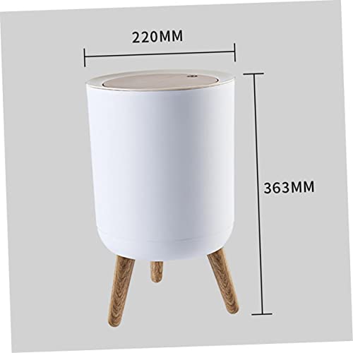 Papelera alta elegante Holibanna para hogar y oficina miniatura 2