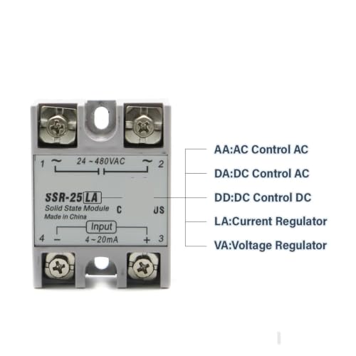 Relais statique industriel type de courant AC24-480V entrée module 4-20mA