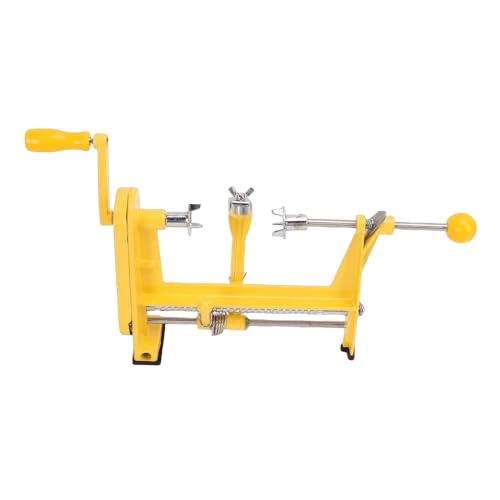 NOENNULL Pelador de Manzanas con Manivela, Máquina Removedora de Cáscaras de Frutas, Pelador de Naranjas de Aleación de Aluminio, Herramientas de Cocina, Pela Naranjas sin Esfuerzo para