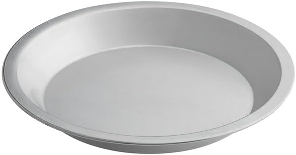 9 Inch Aluminum Pie Pan, 16 Gauge, Round, Silver, 1.25 Inch Deep, Stackable, Oven Safe, Commercial Pan