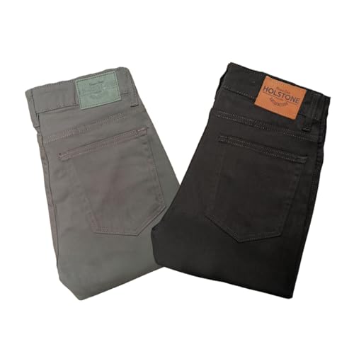 pantalon gabardina negro Marca Holstone