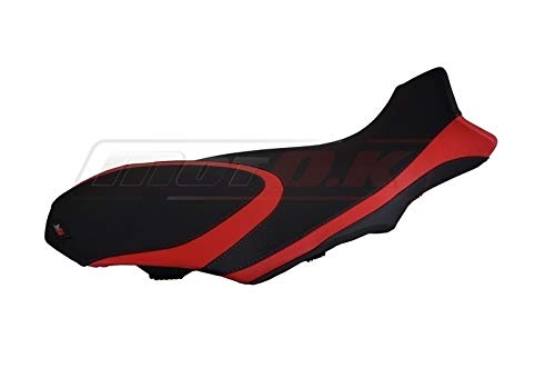 Housse de selle MV Agusta Rivale 800 2013-2018 noir et rouge