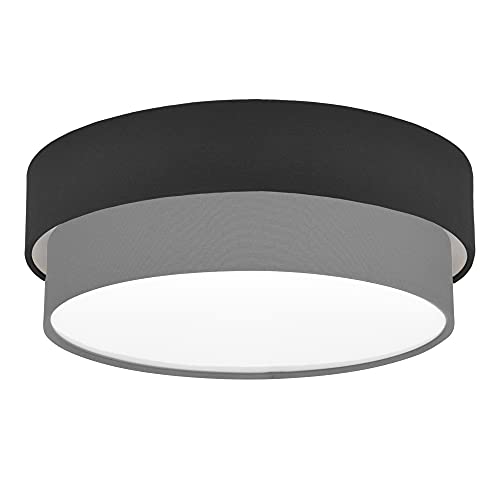 Coup Light CAKE Deckenlampe I Stoffdeckenleuchte I Deckenleuchte I Bürolampe I Textilschirm - Ø39x14cm 3xE27 - Verschiedene Farbkombinationen Cover