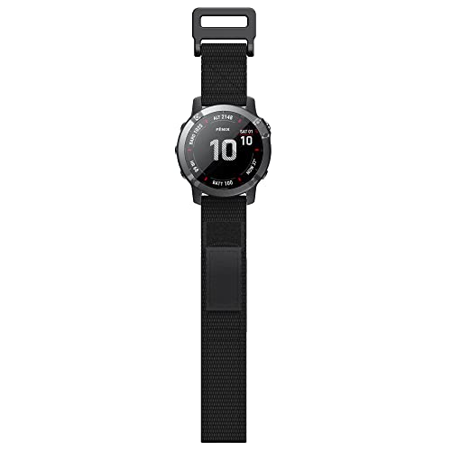 Correa de nailon para Garmin Fenix 7X 6X Pro Epix Gen 2 Enduro S62 6