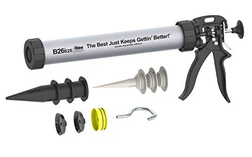 Albion Engineering Company B26S20 B-Line Manual Sausage Caulking Gun, 20 oz, 26:1 Drive