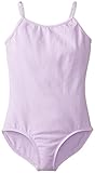 Clementine Big Girls' Thin Strap Leotard, Lilac, 12/14