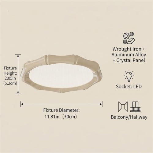 Moderne plafonnier blanc romantique français LED variable - 5