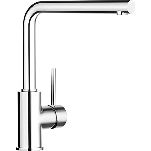 Blanco Mila-S 519414 Rubinetto miscelatore per lavello cucina, finitura cromata, ad alta pressione