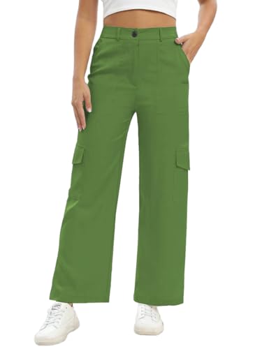 Pantalon cargo en coton multipoche femme TOPLOT 5191 vêtement mode urbaine décontractée