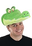 Tick-Tock Peter Pan Crocodile Plush Hat with Adjustable Fit, Officially Licensed