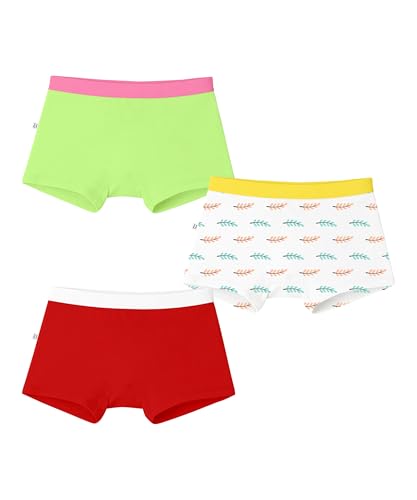 Image of KYDA KIDS Girls Premium Lycra Cotton Printed Panties Soft Waistband Regular Fit Trunks Breathable Daily Innerwear Multicolor Ages 2 to 14 Yr | Pack of 3