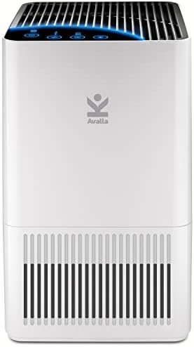 Avalla R-90 Air Purifier for Home, Long Life True HEPA Active Carbon Filter  34m² Large Room Coverage