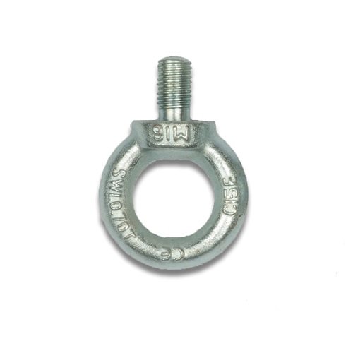 Senza marca/Generico Piton Galvanisé Mâle Din 580 M12 Acier Argenté M12 Hexagonale 12 millimeters Classe 8.8 Zinc Bolt