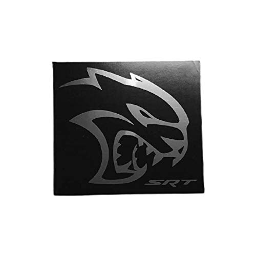Dodge SRT Hellcat Black Chrome Screen Printed Sticker