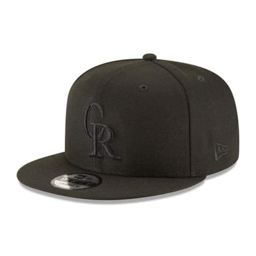 New Era Colorado Rockies MLB Black On Black 9Fifty Snapback : OSFM Adjustable
