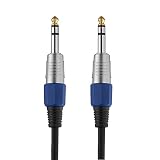 Para guitarra eléctrica de 6,35 mm, mezclador, amplificador, altavoz.