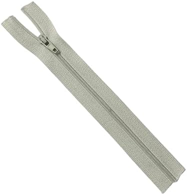 Nylon Invisible Zippers for Sewing, Multi-Color, #3 Size, 7-18 Inch Length, Crafting and Tailoring Projects (Golden Yellow, 12 Inch)