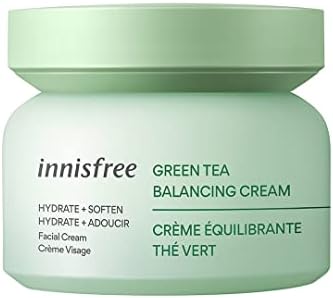 innisfree Green Tea Balancing Cream: Soothe, Hydrate, Helps Balance Skin's Hydration Levels