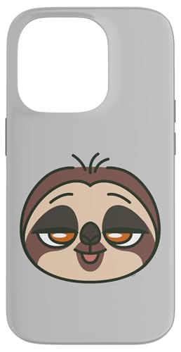 Disney Zootropolis Flash Sloth Cute Kawaii Big Face Costume Custodia per iPhone 14 Pro